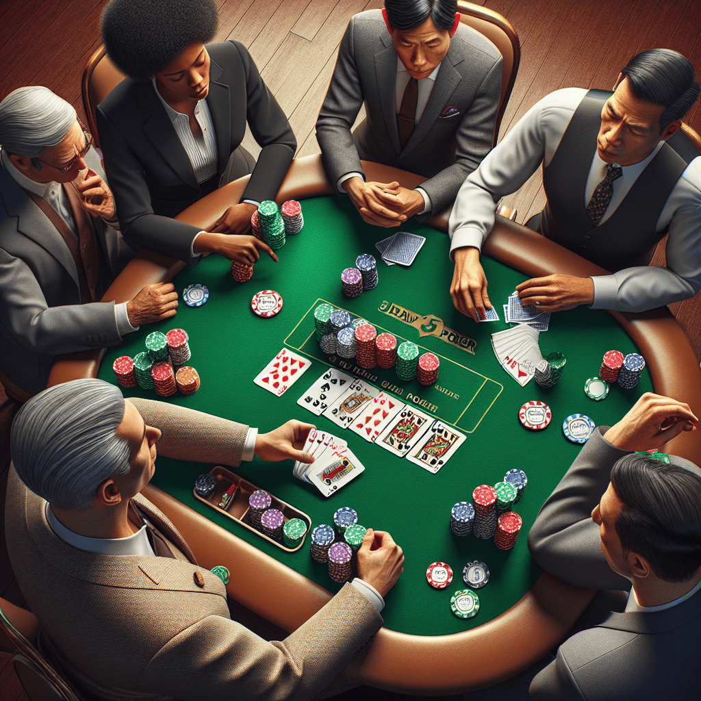 How To Play 5 Draw Poker