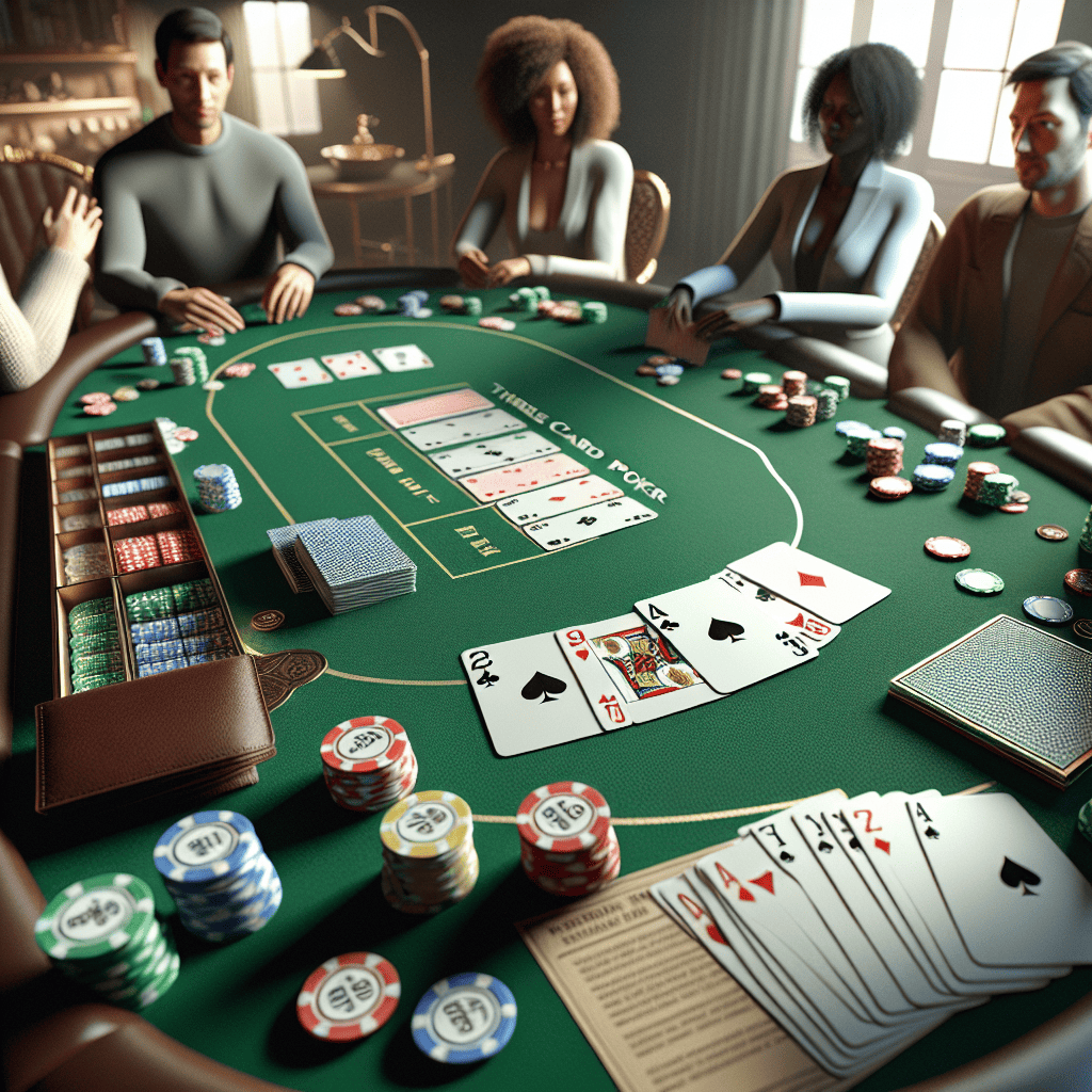 How to play three card poker