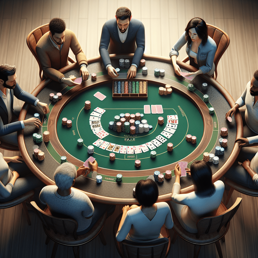 Does poker go clockwise