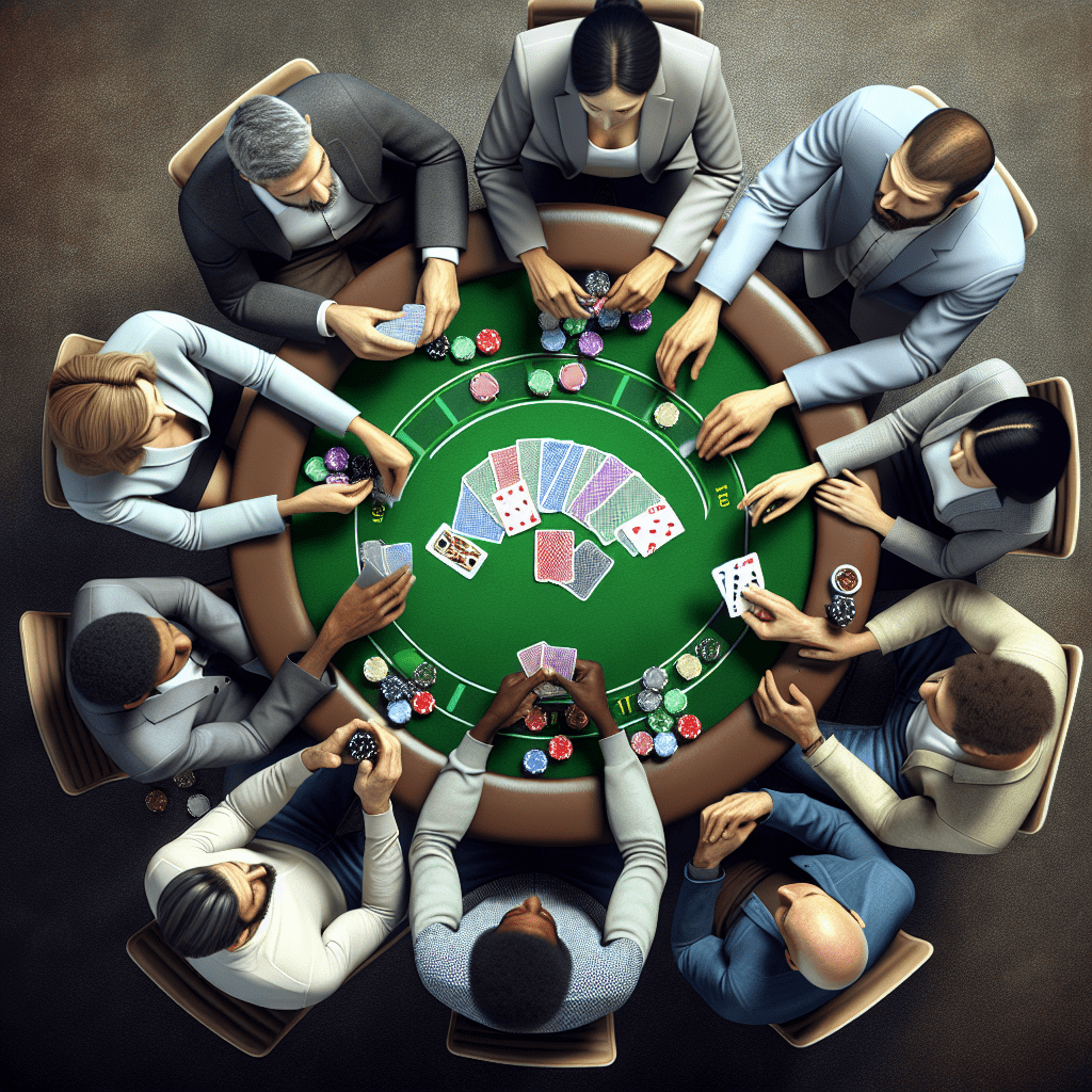 Does poker go clockwise