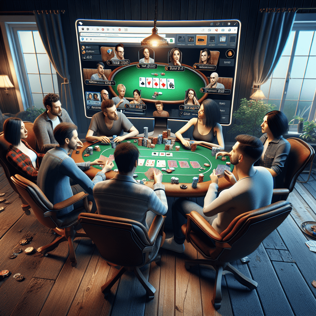 How can I play poker online with my friends