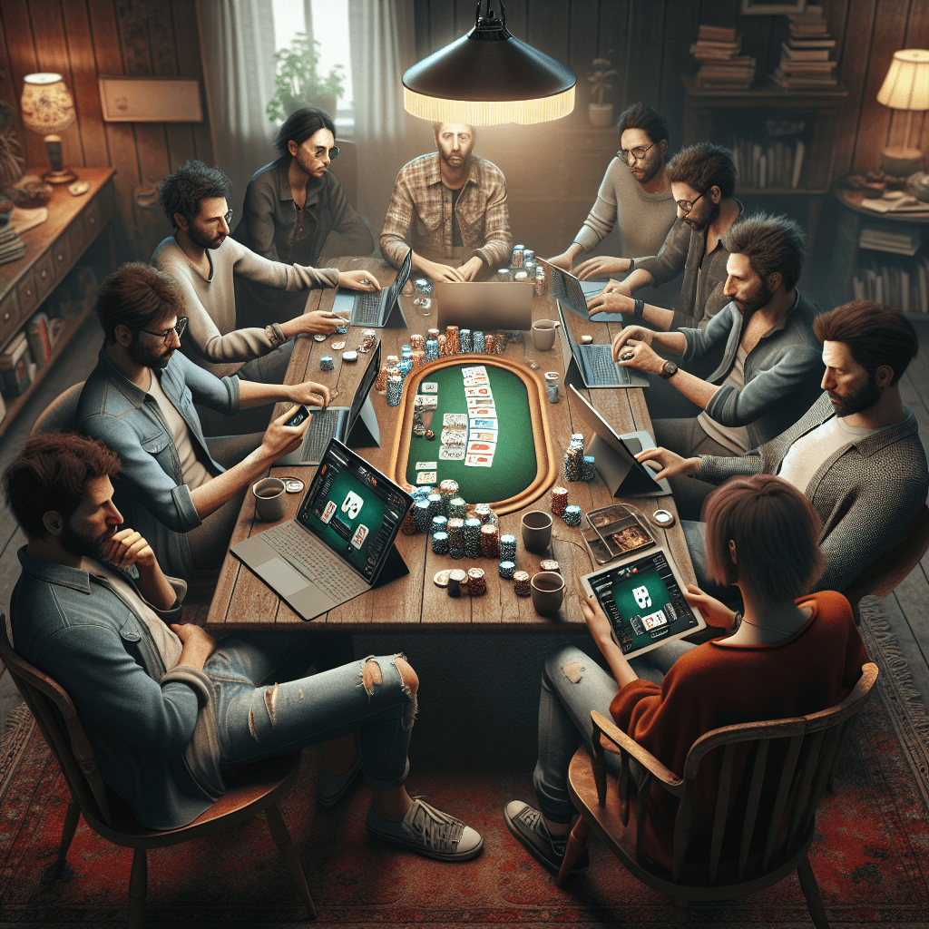 How can I play poker online with my friends