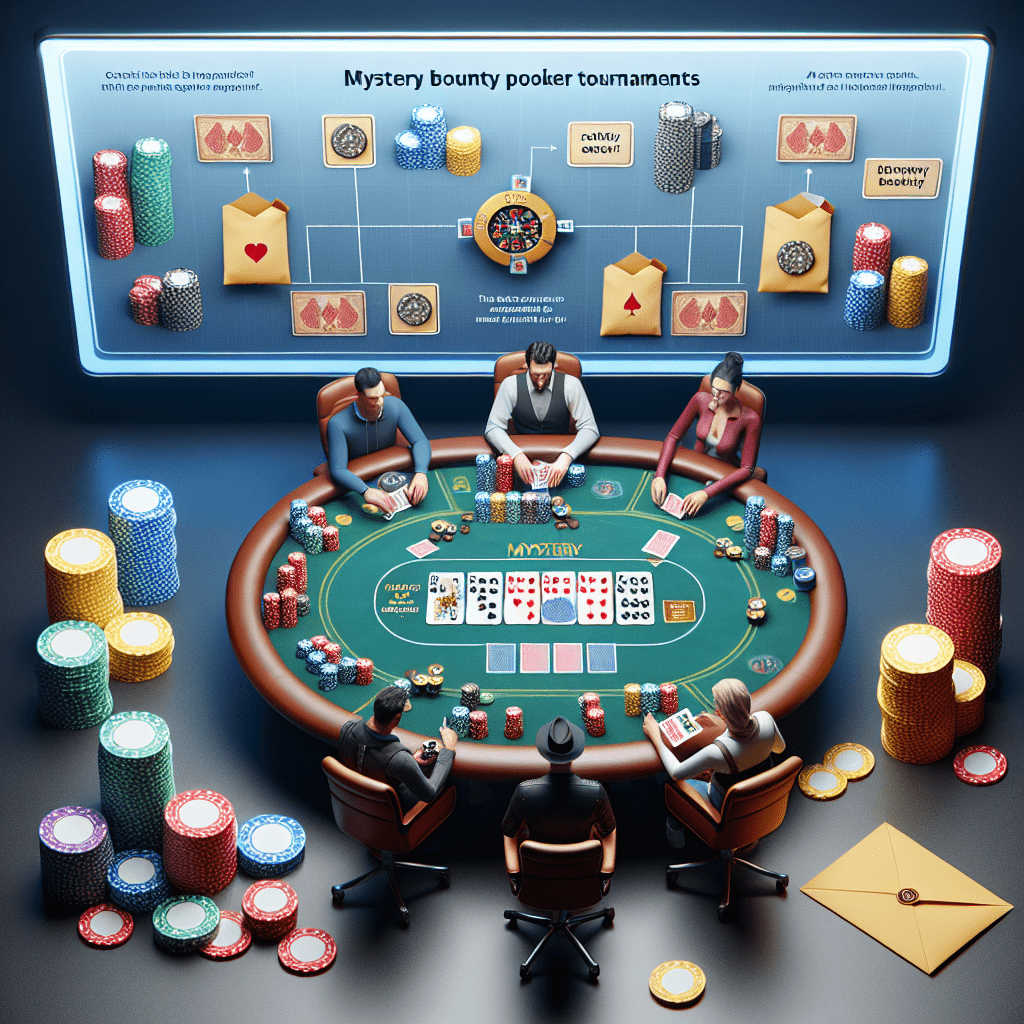 How do mystery bounty poker tournaments work