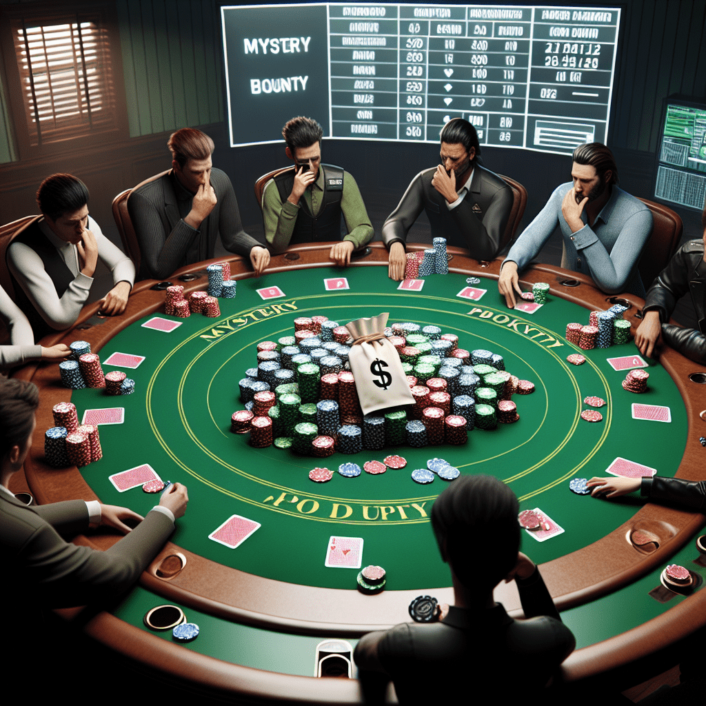 How do mystery bounty poker tournaments work