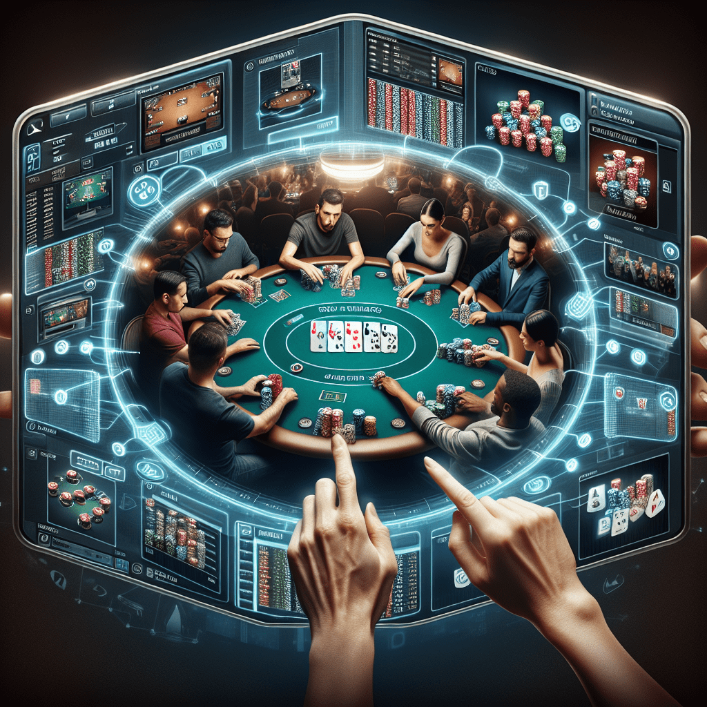 How do online poker tournaments work