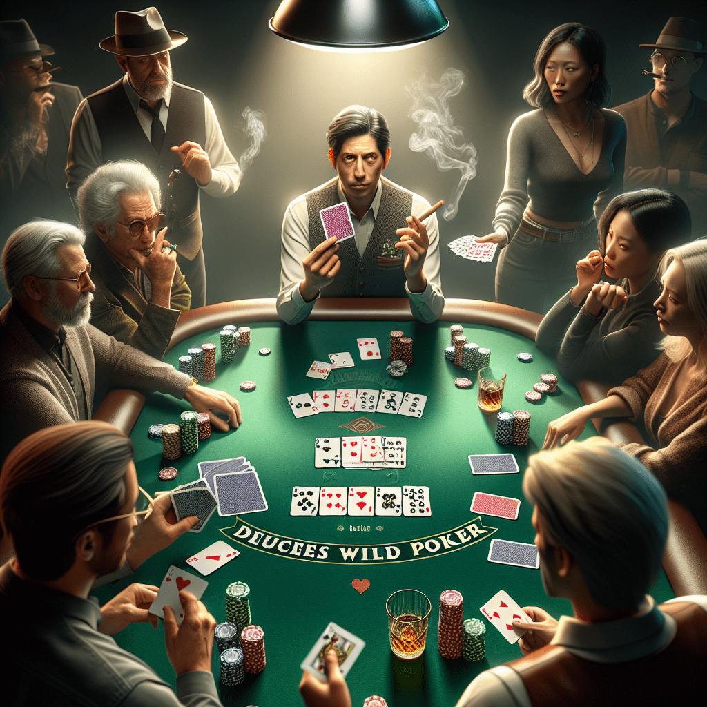 How do you play deuces wild poker