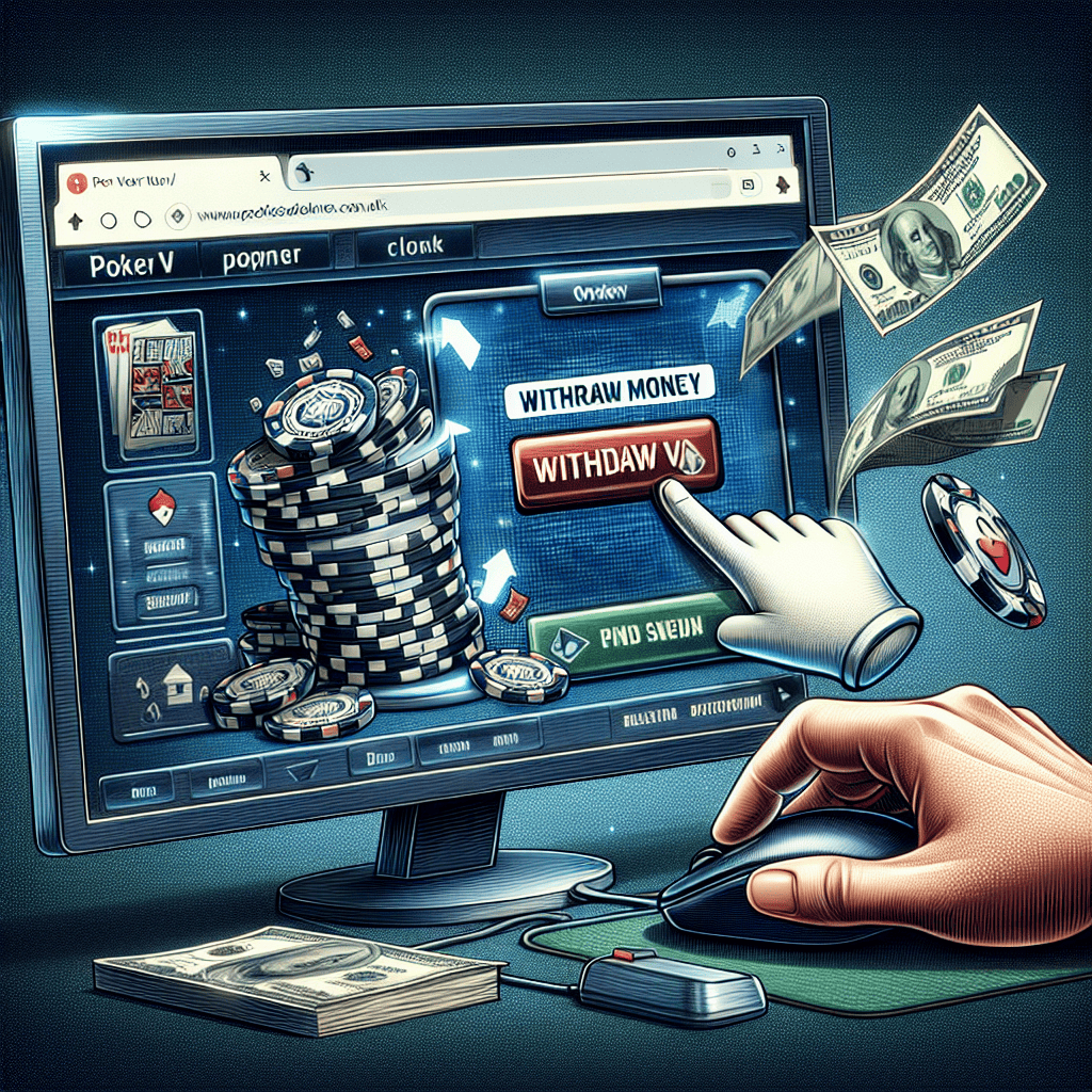 How do you withdraw money from Poker V With Minimal Effort