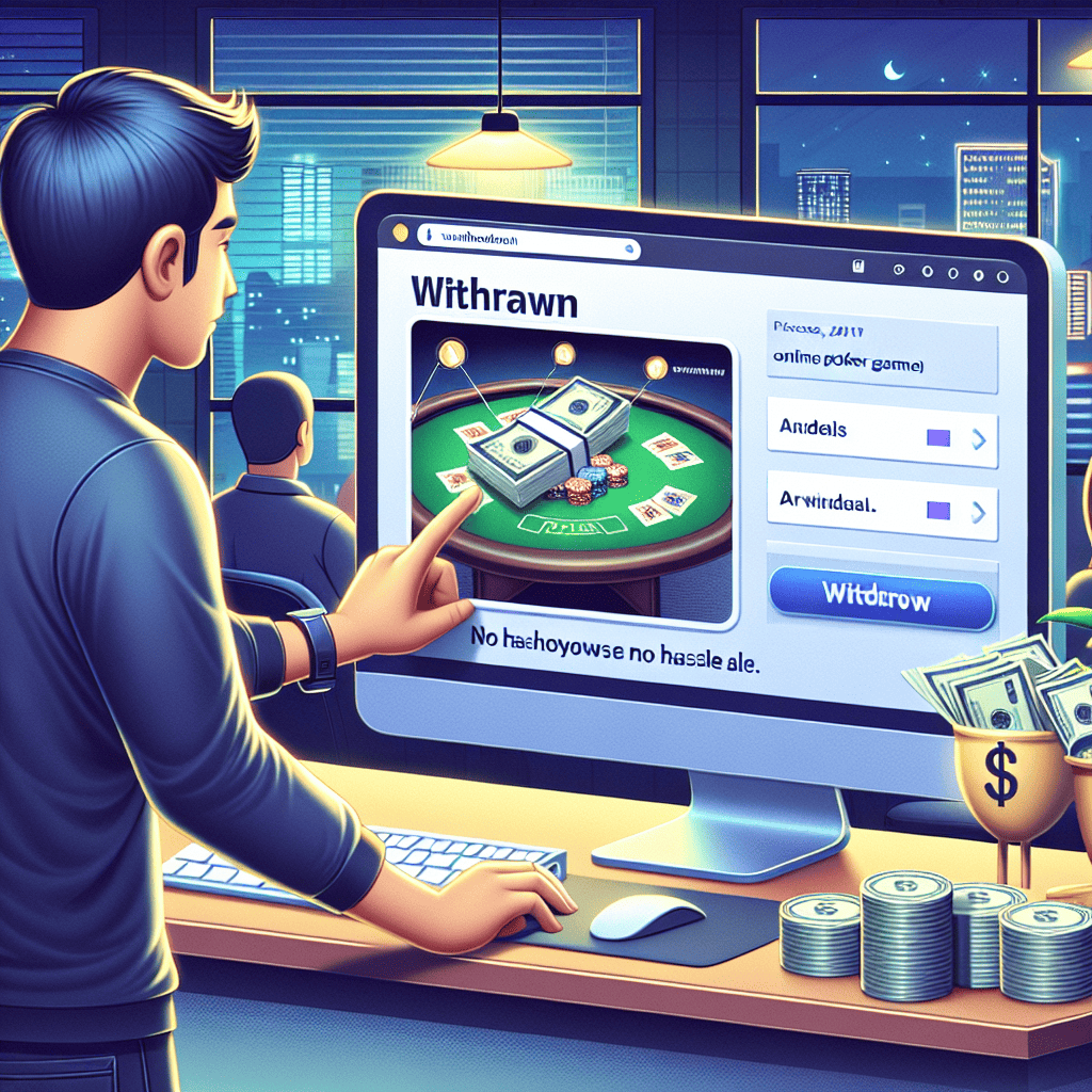 How do you withdraw money from Thrill Poker With No Hassle