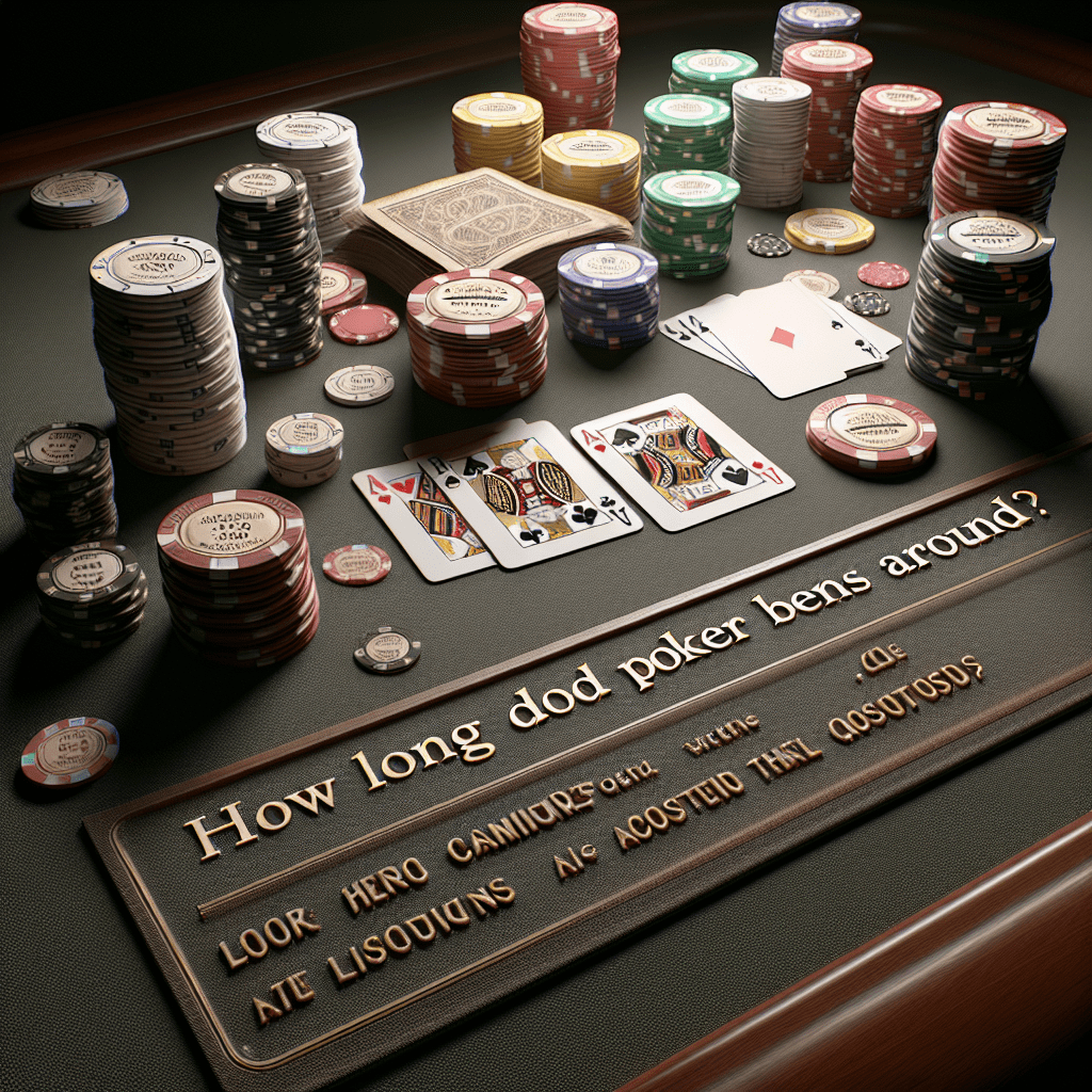 How long has poker been around