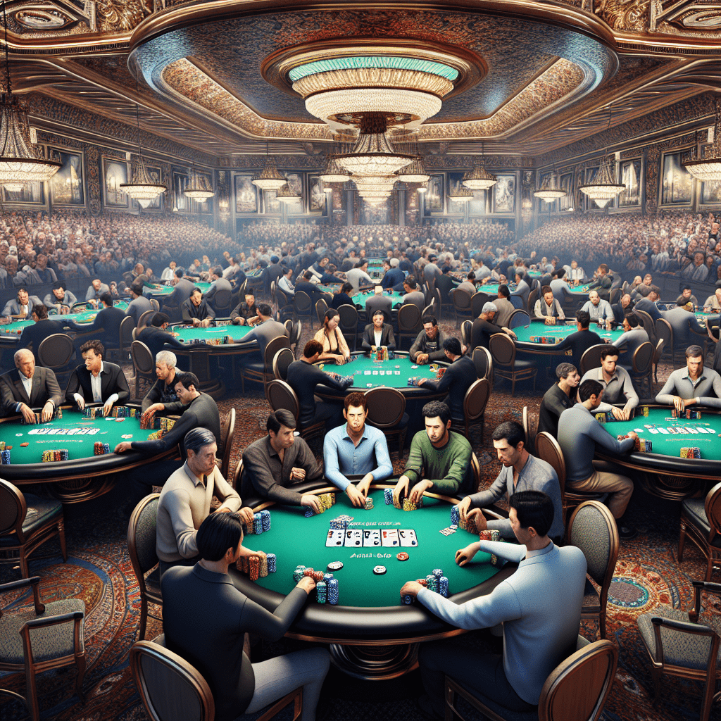 How many entries in the World Series of Poker