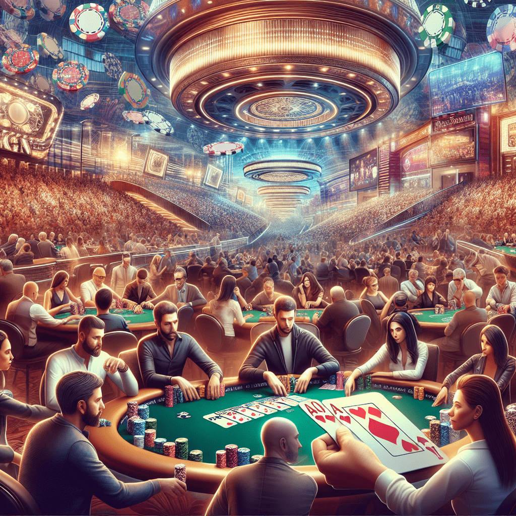 How many entries in the World Series of Poker