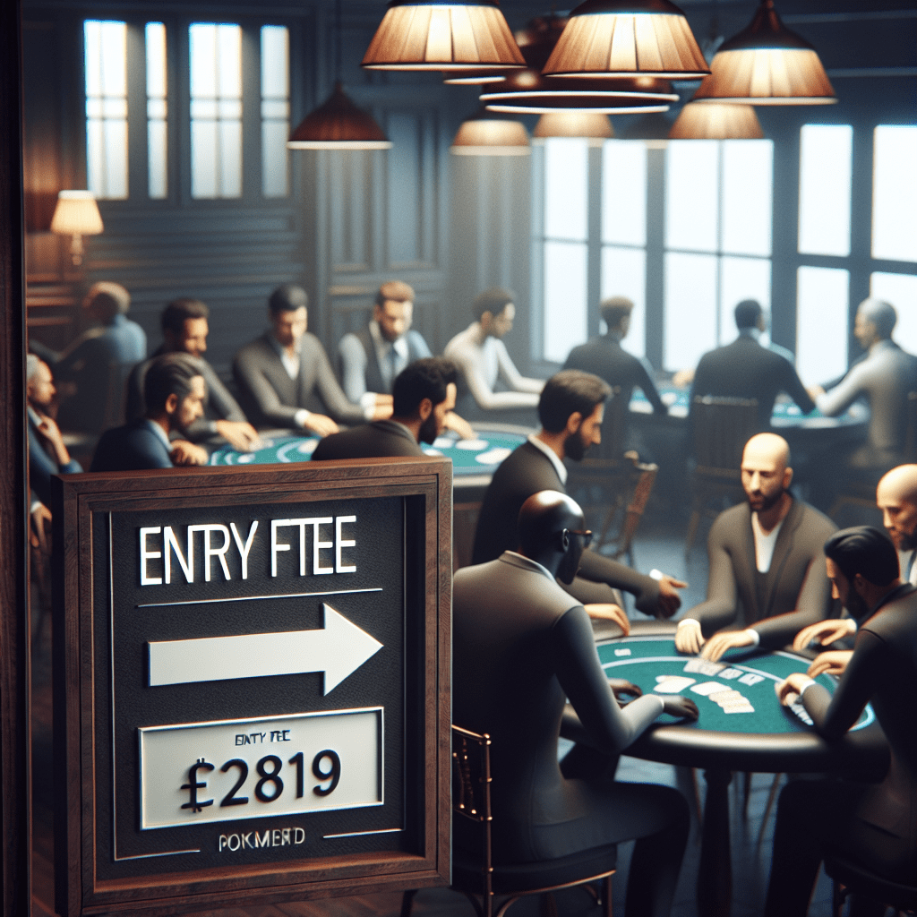 How much does it cost to enter a poker tournament