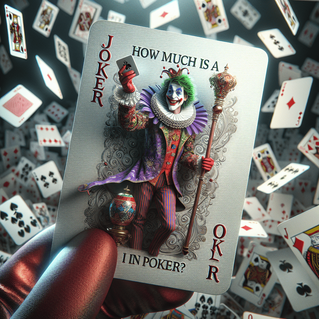 How much is a joker in poker