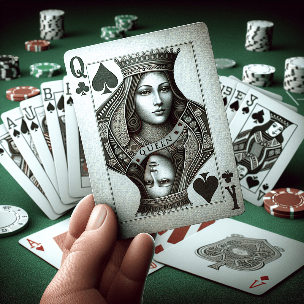 How much is a queen in poker