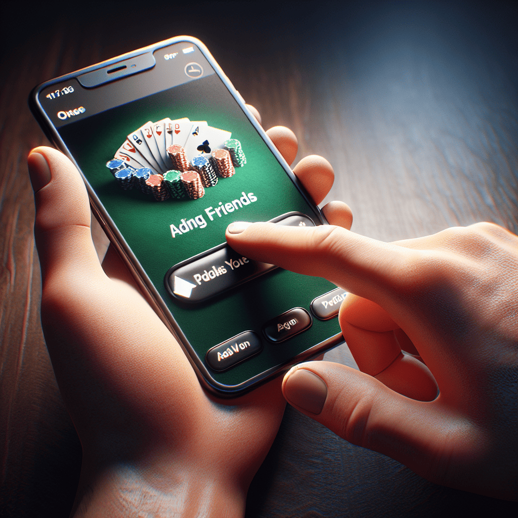 How to add friends on WSOP poker