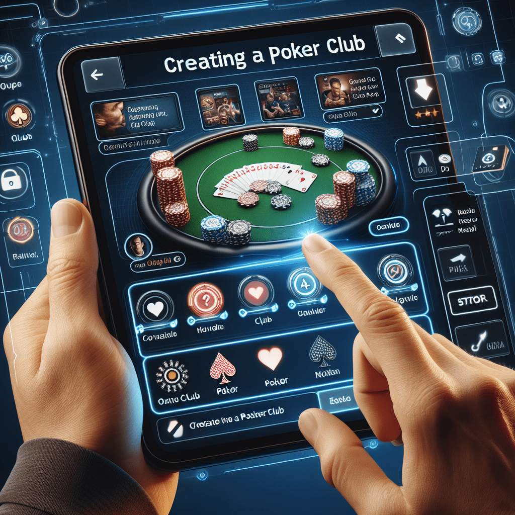 How to create a poker club on PokerStars app