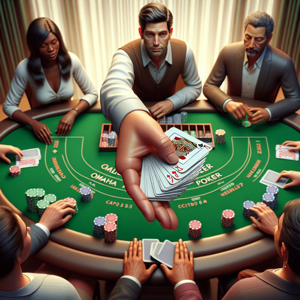 How to deal Omaha poker