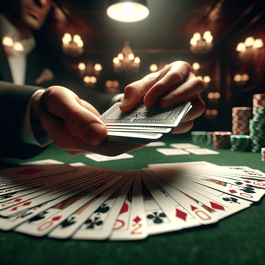 How to distribute poker cards