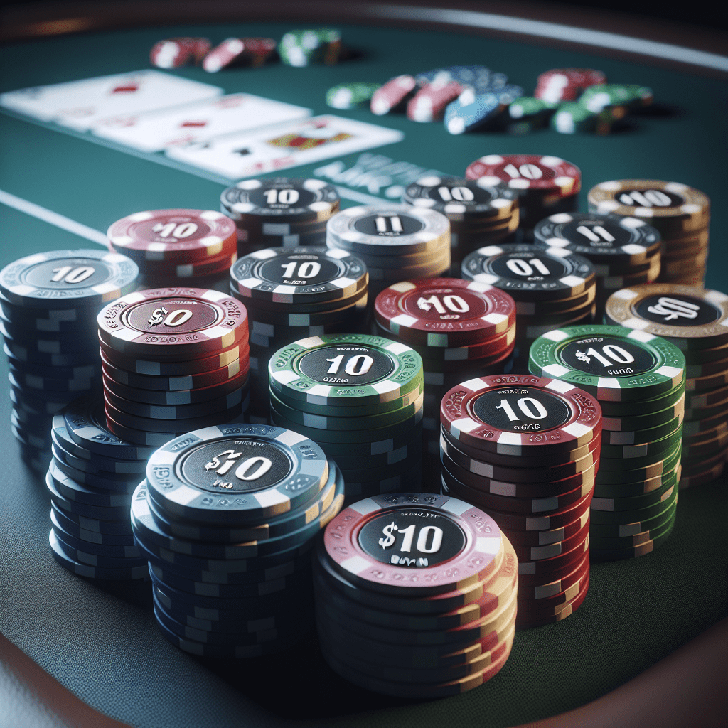 How to divide poker chips for $10 buy-in