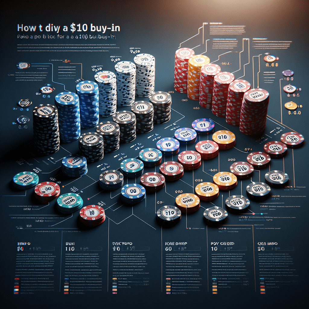 How to divide poker chips for $10 buy-in