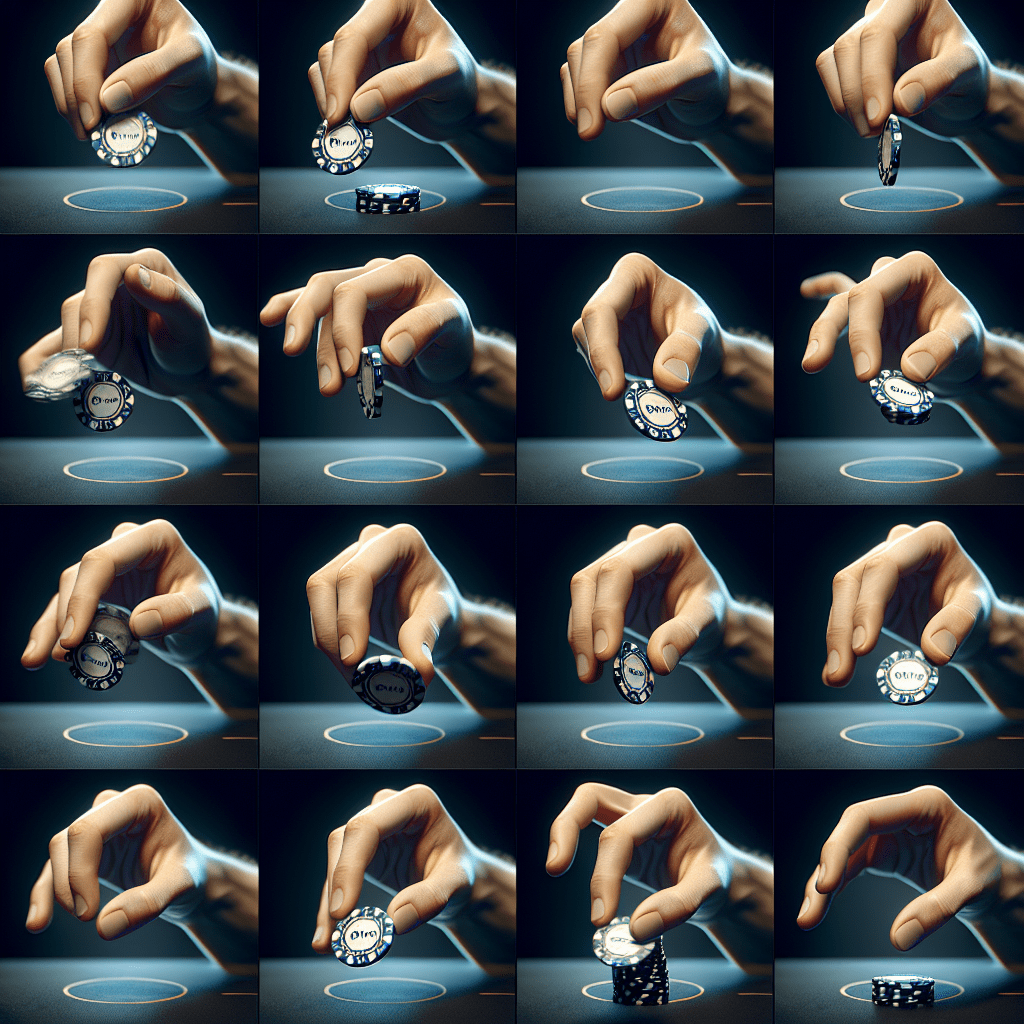 How to flip a poker chip in your fingers