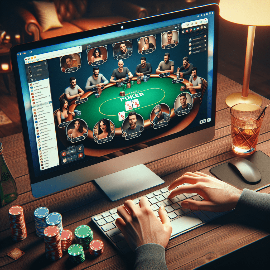 How to host an online poker game with friends