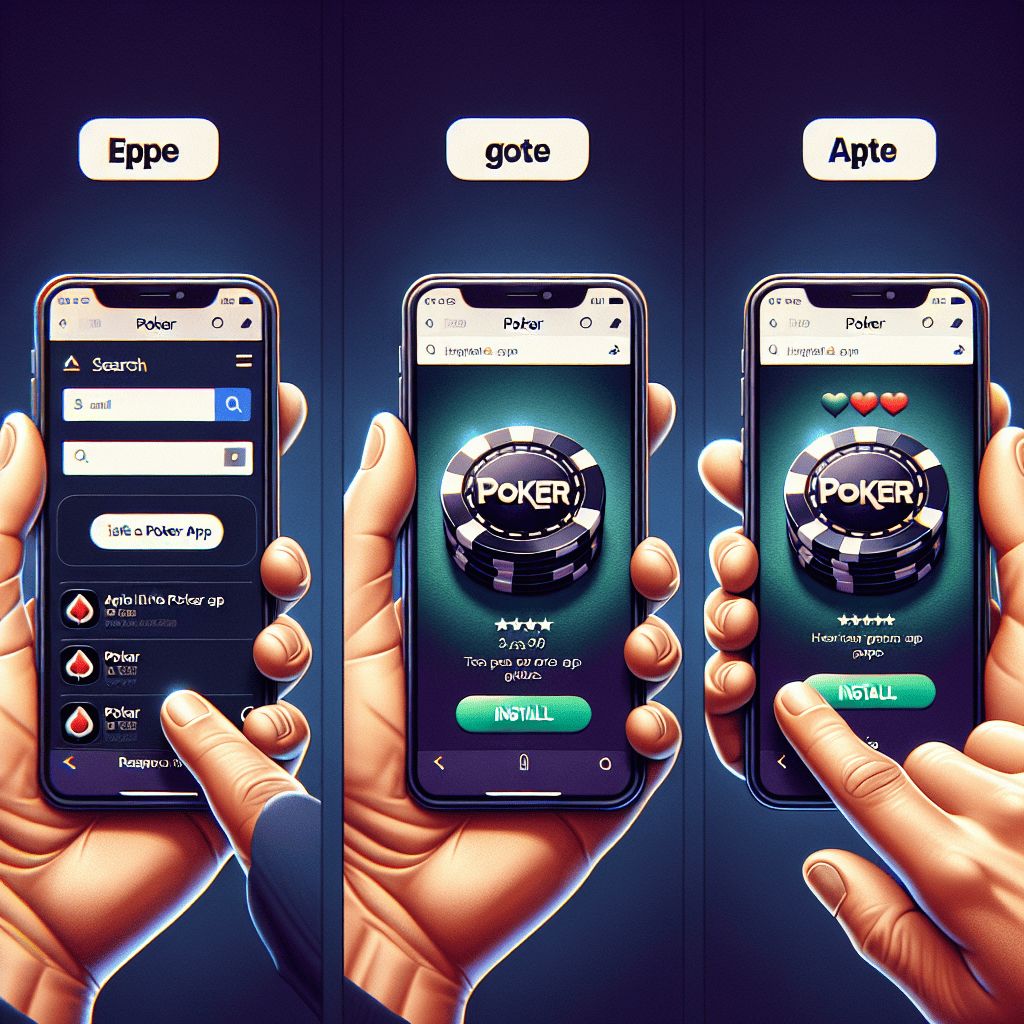 How to install poker app