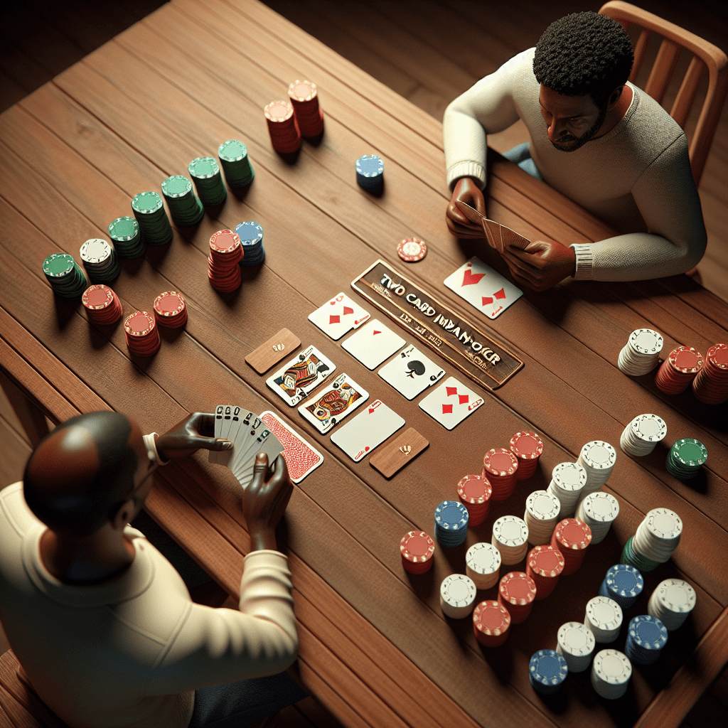 How to play 2 card Indian poker