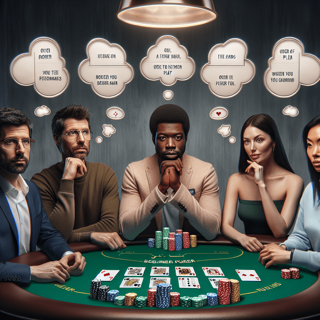 How to play beginner poker