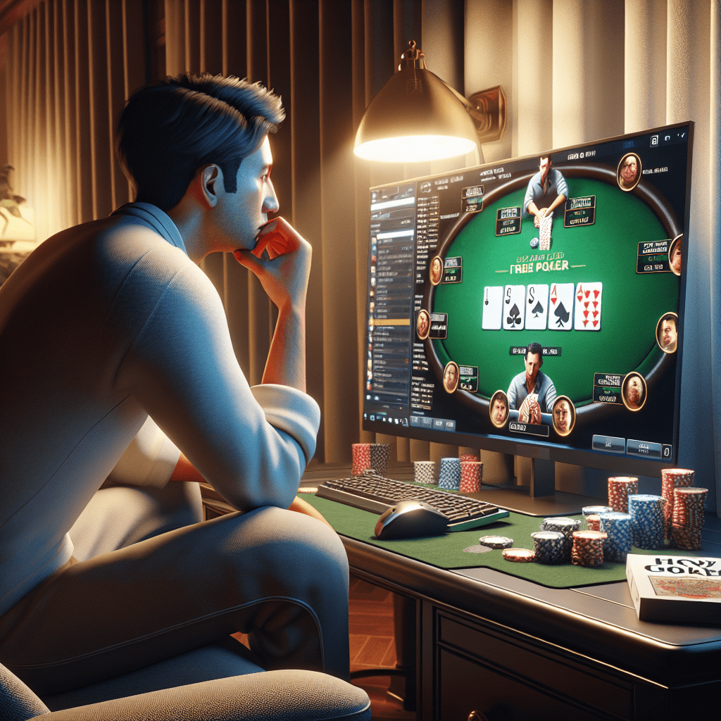 How to play free poker online