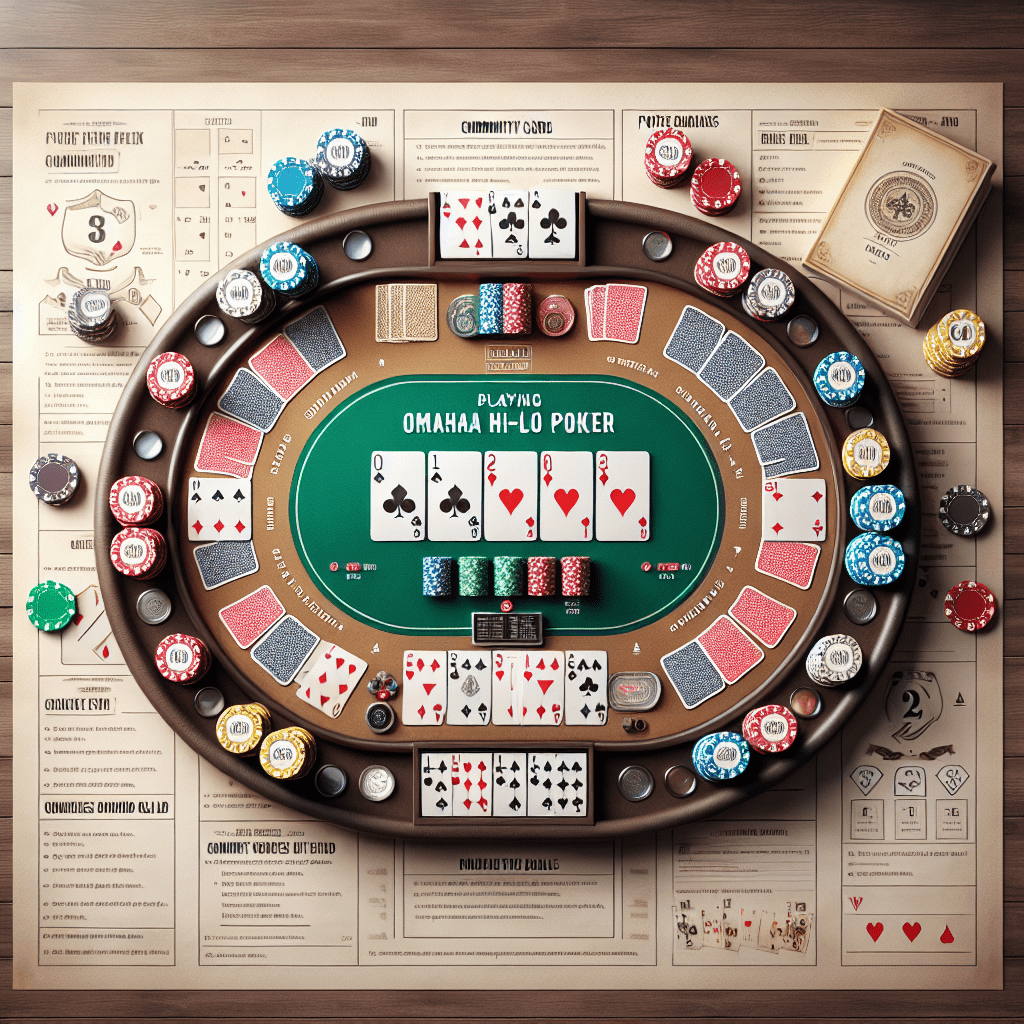 How to play Omaha poker hi lo