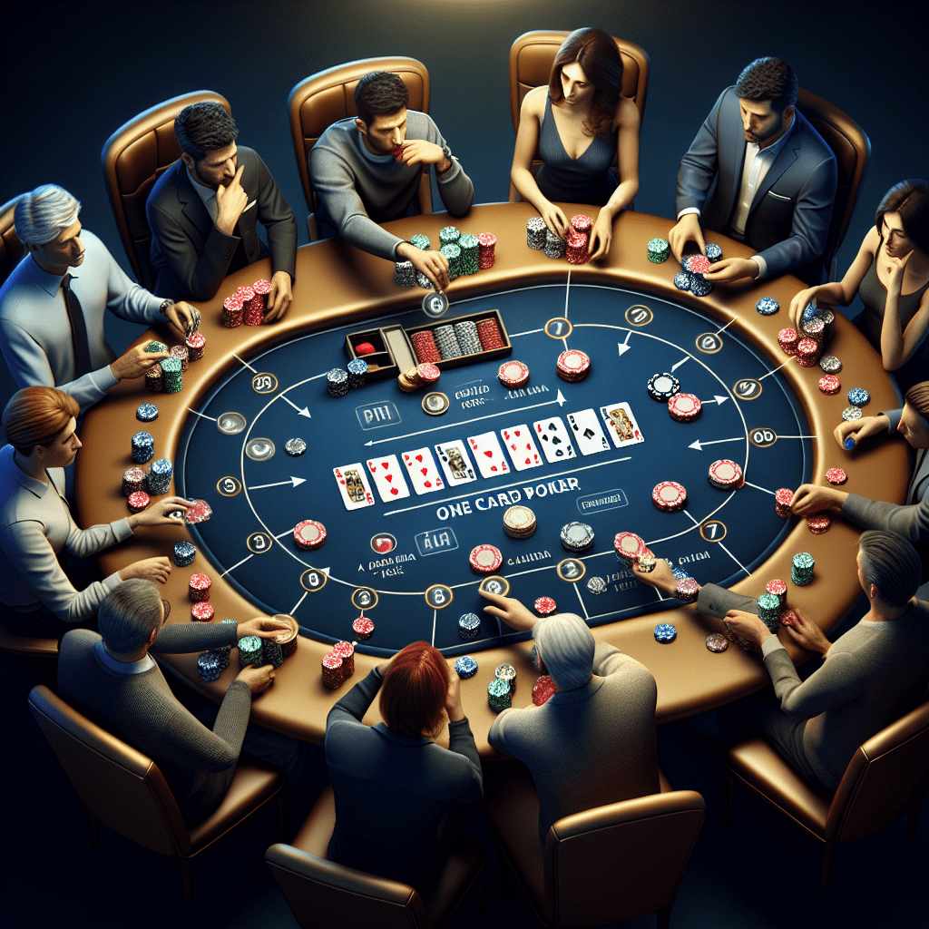 How to play one card poker