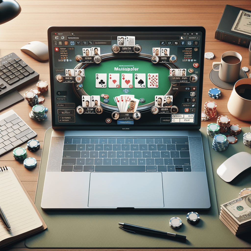 How to play online poker on Laptop with real people
