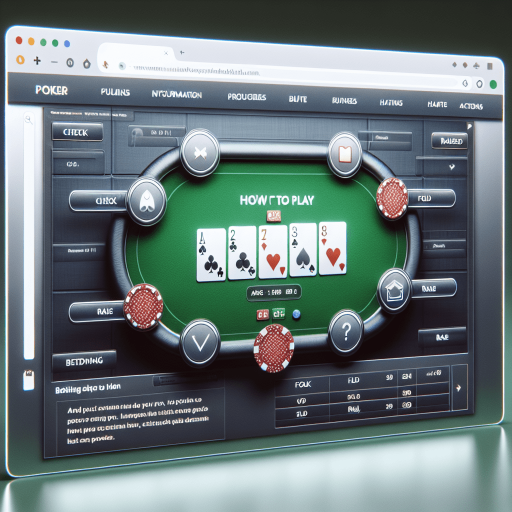How to Play Poker Directly in Browser
