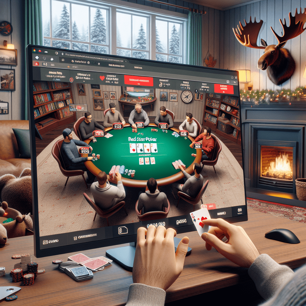 How to play poker on Red Star Poker in Canada