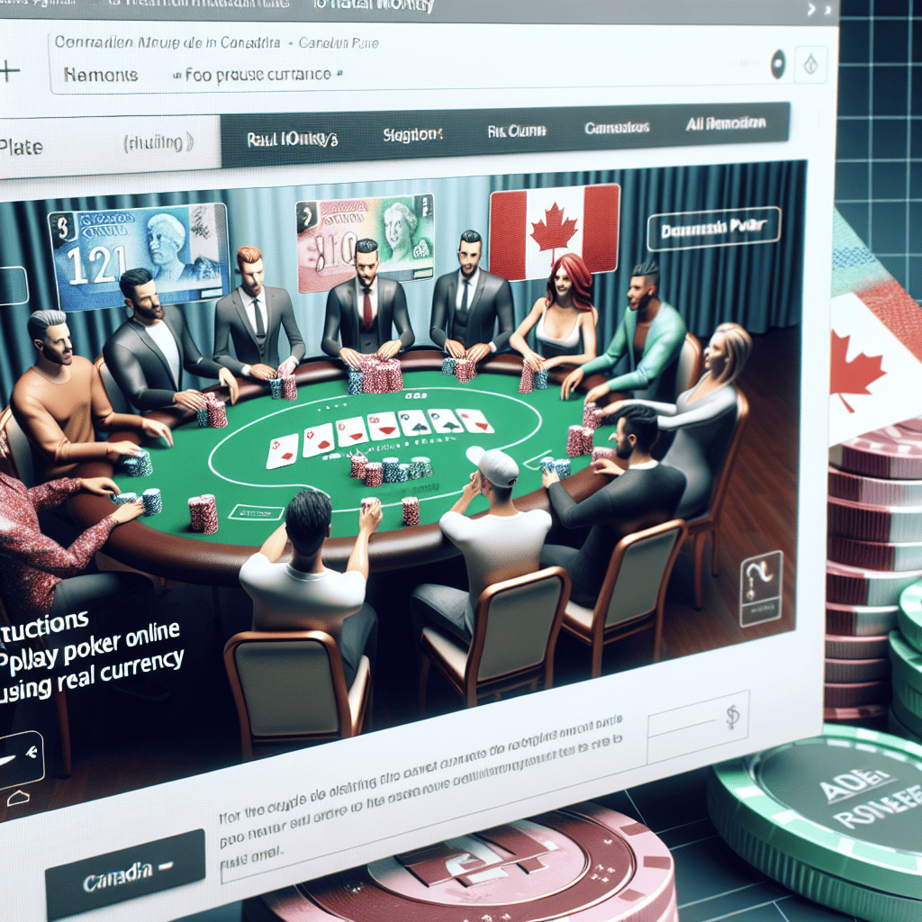 How to Play Poker Online with Real Money in Canada