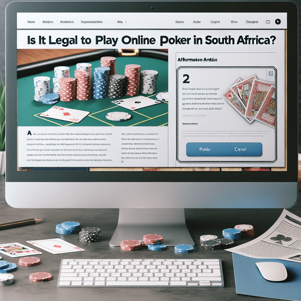 Is it legal to play online poker in South Africa