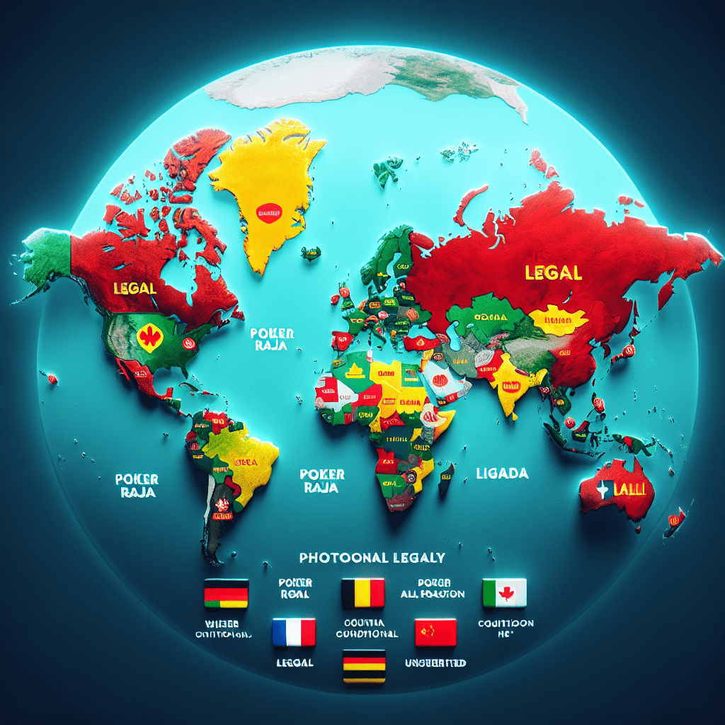 Where is Poker Raja legal In Different Countries