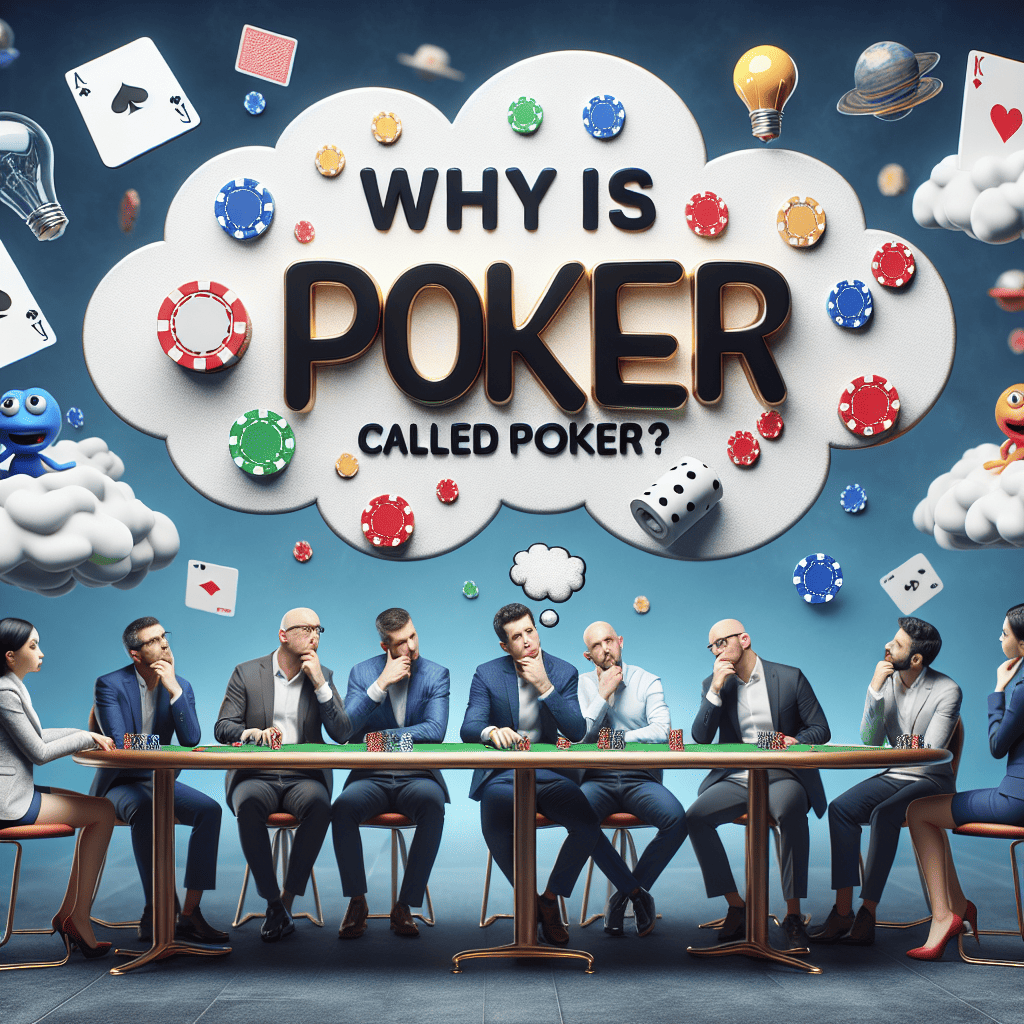 Why Is Poker Called Poker